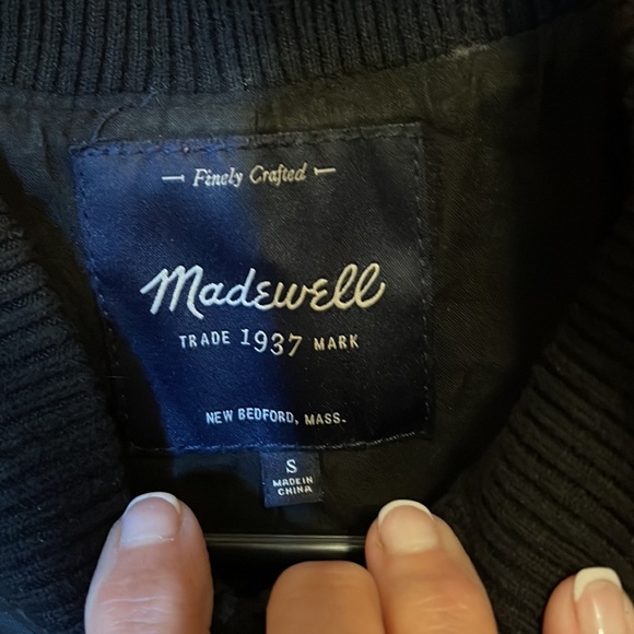 COPY - Madewell jacket. Black quilted size S - Picture 4 of 6